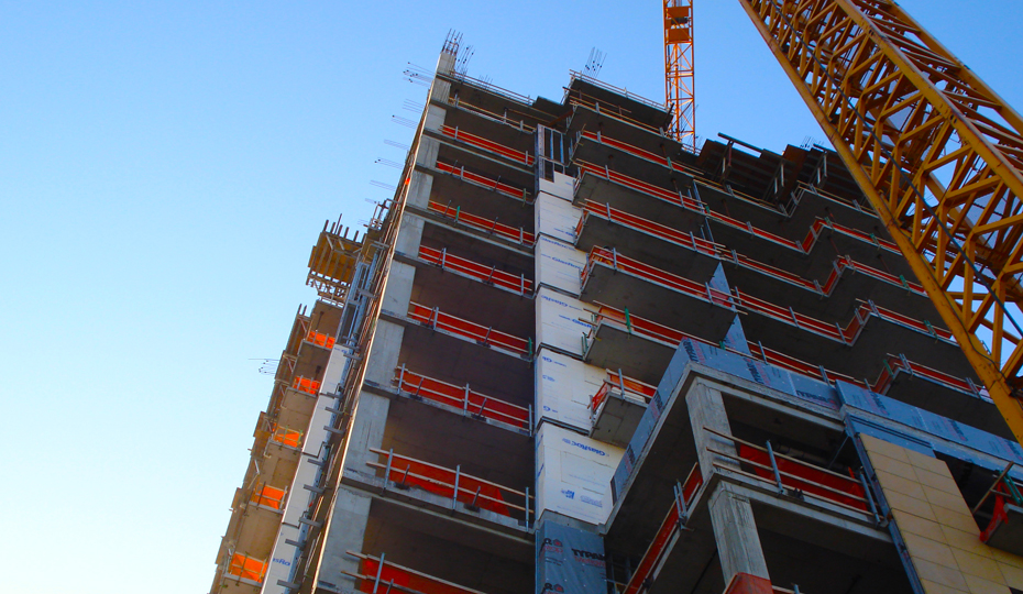 Terrazzo high rise under construction